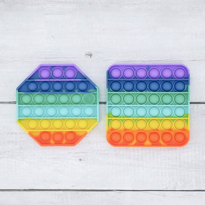 2-Pack: Push Pop Fidget Anti-Stress Pads
