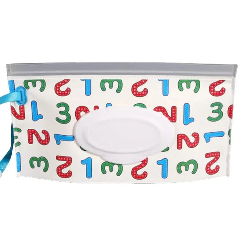 2-Pack: Reusable Wet Wipe Pouch
