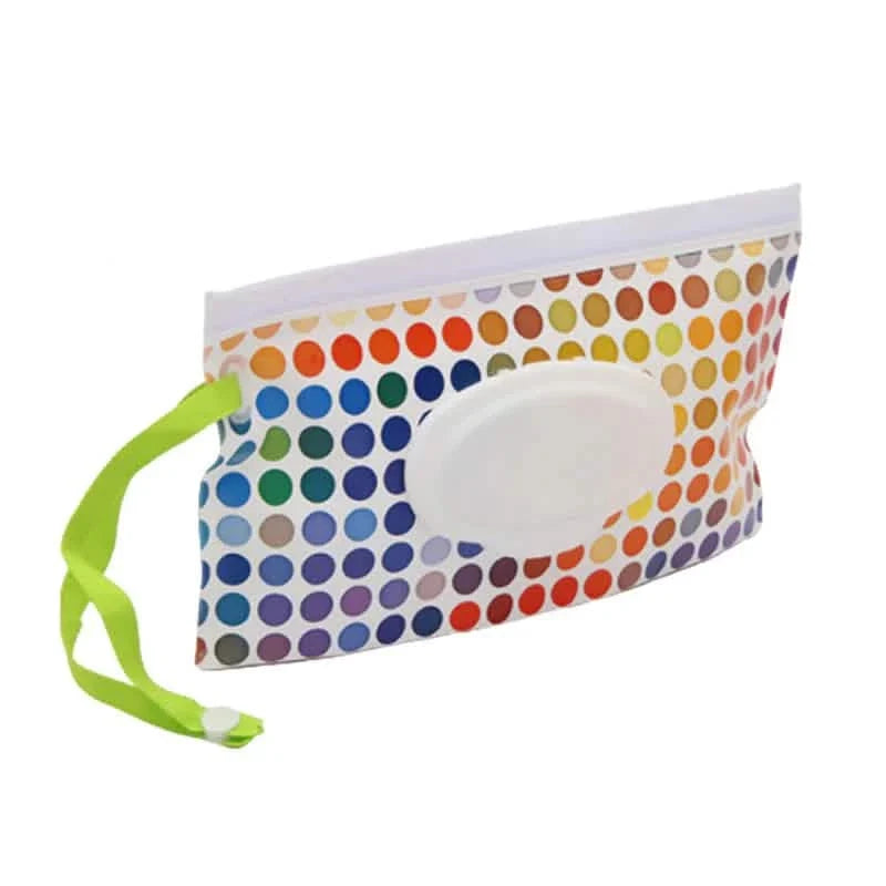 2-Pack: Reusable Wet Wipe Pouch