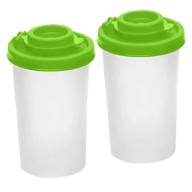 2-Pack: Salt and Pepper Shakers Moisture Proof Set