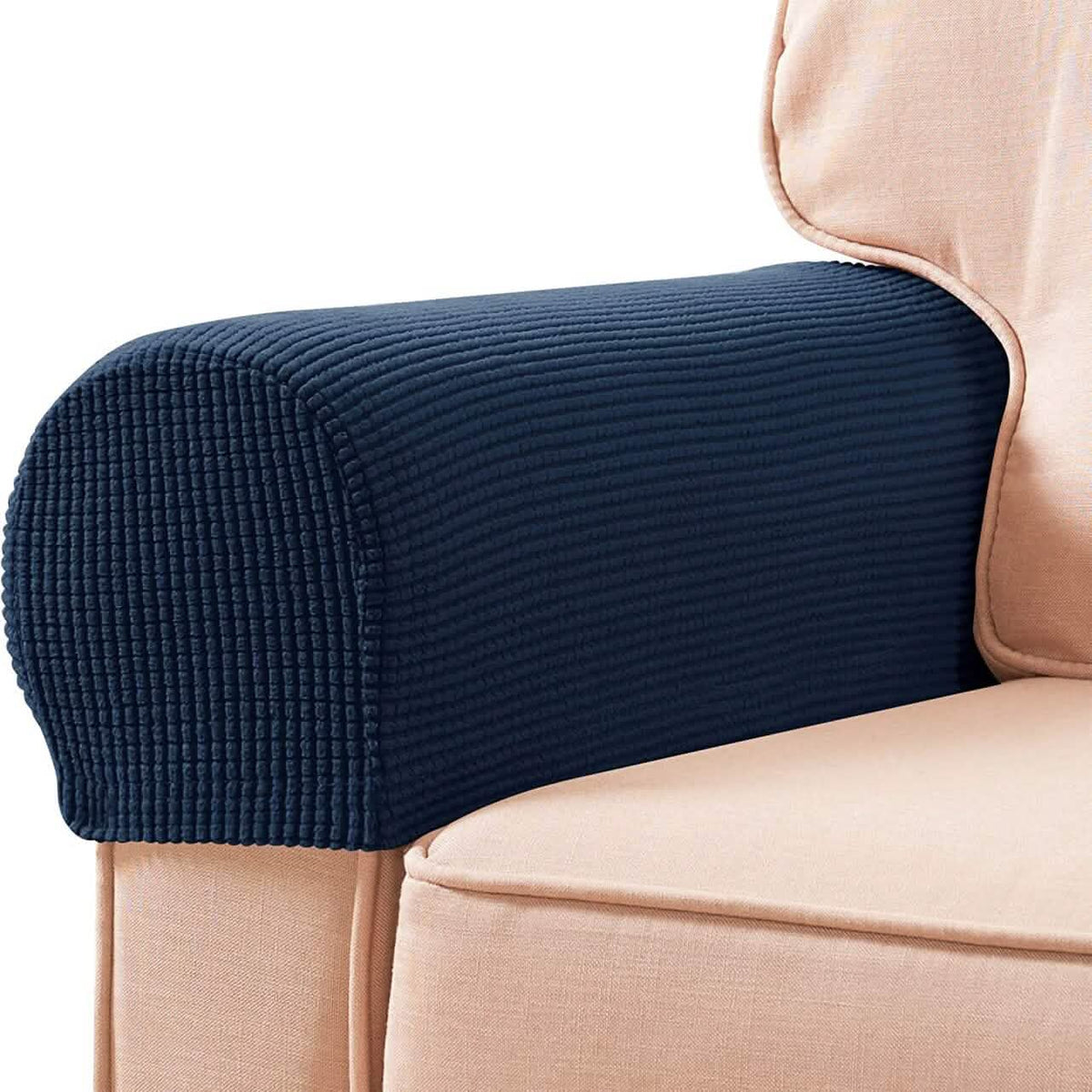 2-Piece: Jacquard Sofa Armrest Slipcover