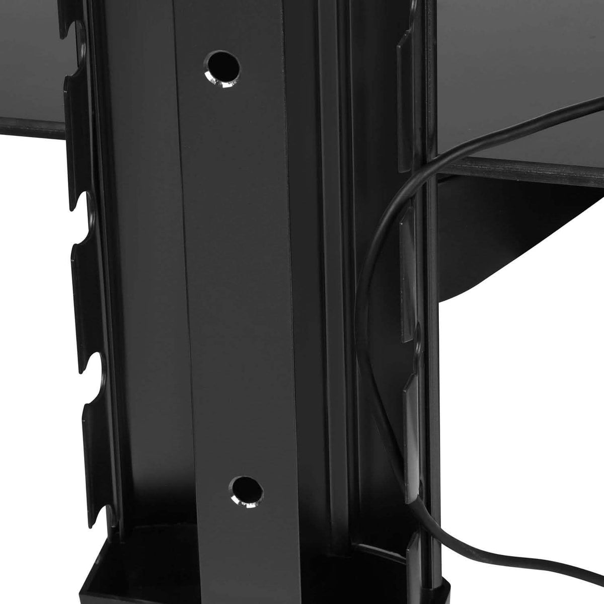 2 Tier Dual Glass Shelf Wall Mount