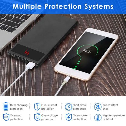 20,000mAh Power Bank Ultra-thin External Battery Pack