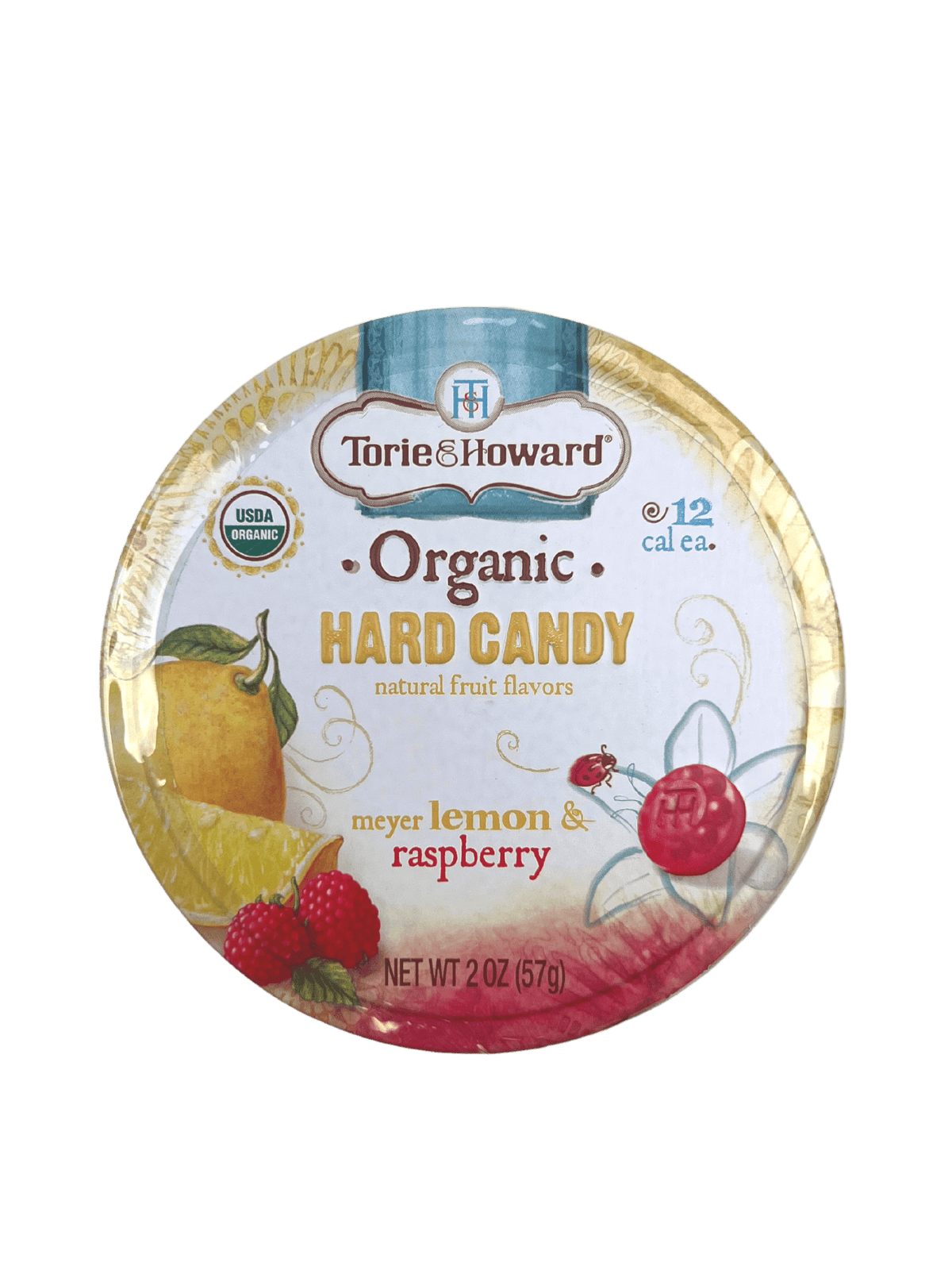 Hard Candy, Organic, Lemon & Raspberry