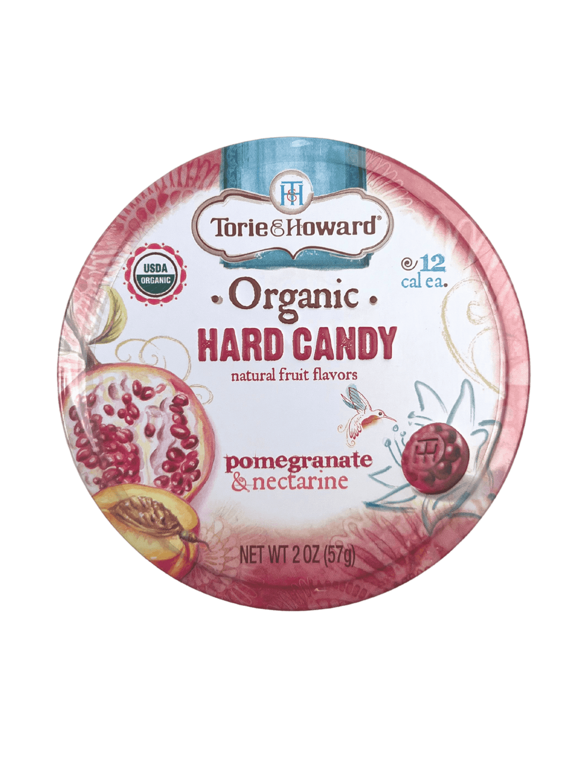Hard Candy, Organic, Pomegranate & Nectarine