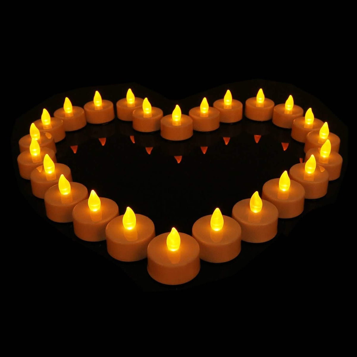 24-Piece: Flameless LED Tealight Candles