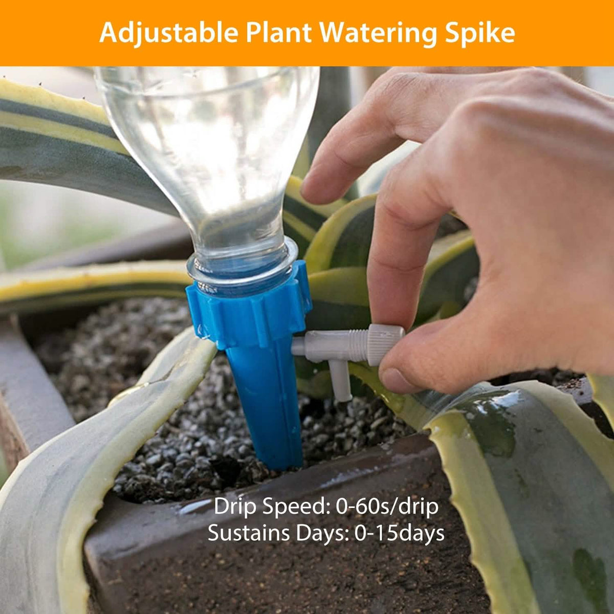 24-Piece: Plant Watering Spikes Self Watering Device