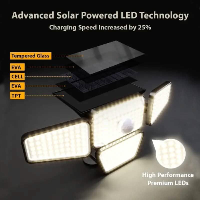 270 LED Solar Garden Outdoor Lights