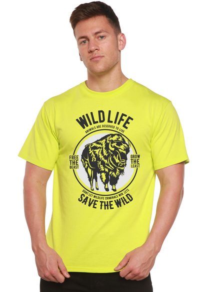 Wild Life Spun Bamboo® Men's Bamboo Viscose/Organic Cotton Short Sleeve Graphic T-Shirt