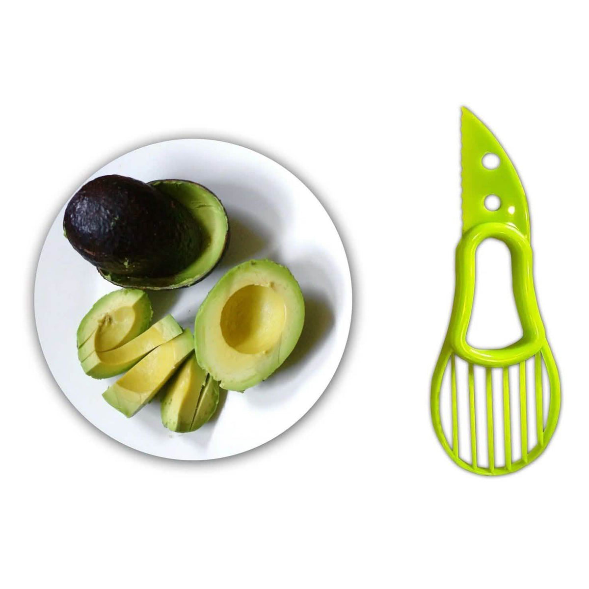 3-in-1 Avocado Cutter, Slicer and Pit Remover Tool