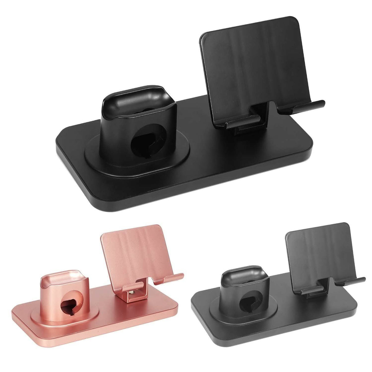 3-in-1 Charging Dock Station Phone Charger Stand Holder