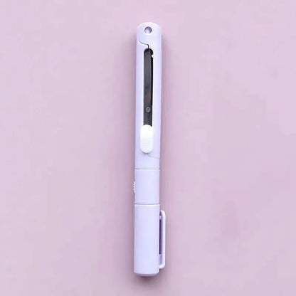 3-Pack: 2-in-1 Pen Style Scissors with Paper Cutter