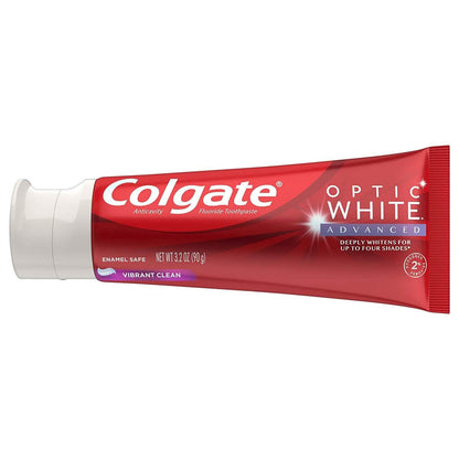 3-Pack: Colgate Optic White Advanced Teeth Whitening Toothpaste