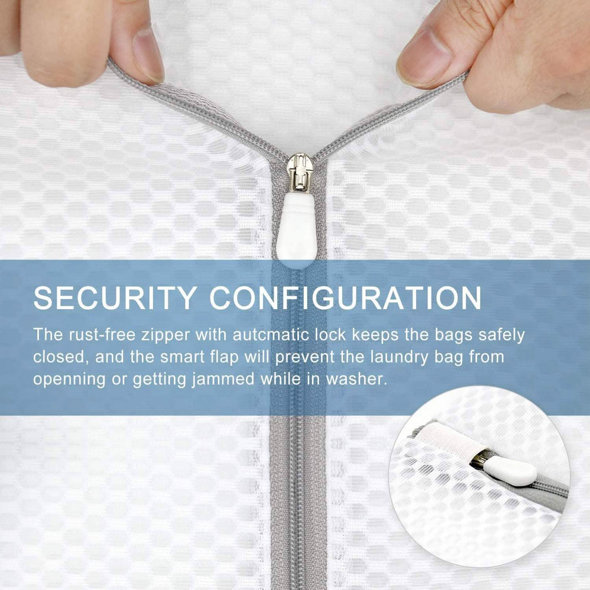 3-Pack: Durable Honeycomb Mesh Laundry Bags