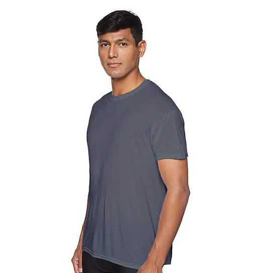 3-Pack: Men's Laviva Active Moisture Wicking Dry Fit Crew Neck Shirts