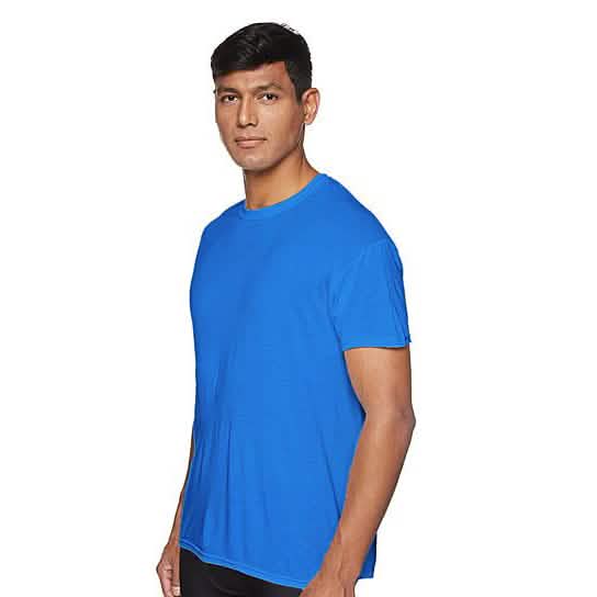 3-Pack: Men's Laviva Active Moisture Wicking Dry Fit Crew Neck Shirts