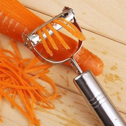 3-Pack: Stainless Steel Potato Cucumber Carrot Grater