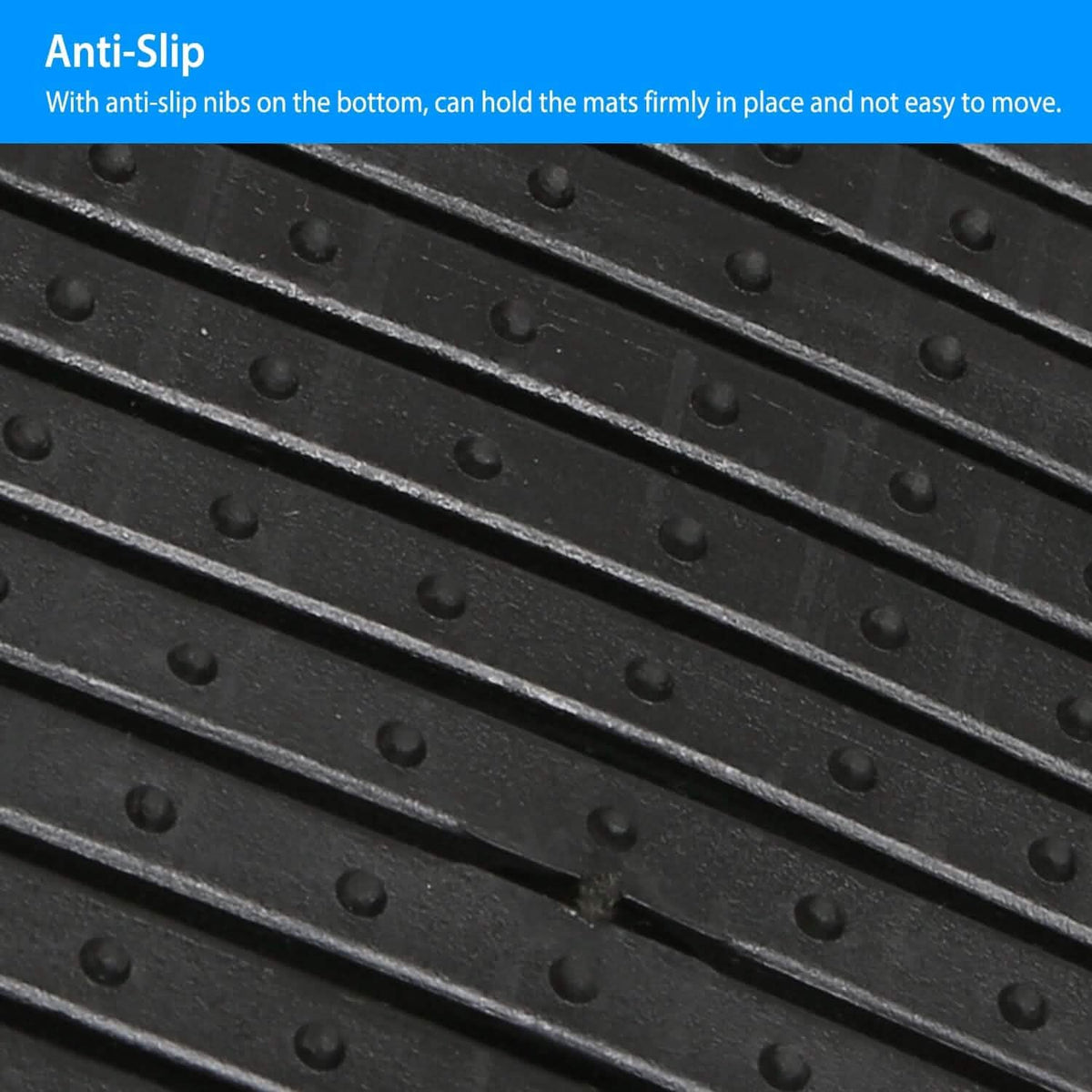 3-Piece: Automotive Floor Mats Set