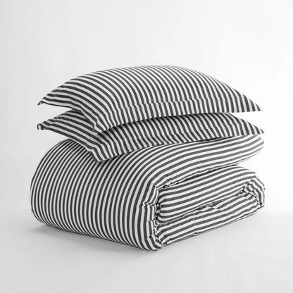 3-Piece: Ribbon Patterned Duvet Cover Set