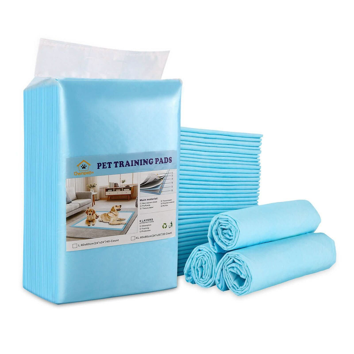 30-Piece: Ownpets Pet Dog Training Pads
