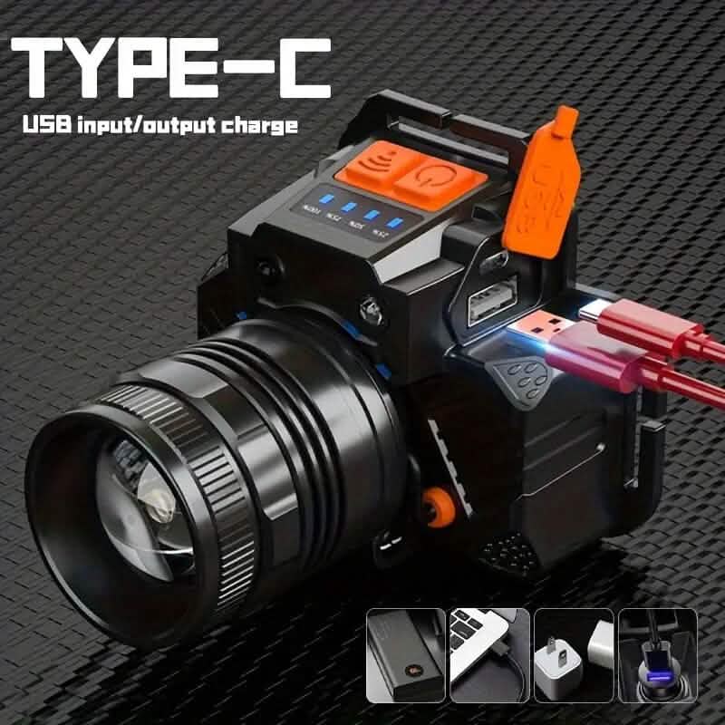 3000 Lumen LED Super Bright Headlamp