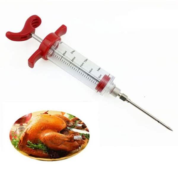 30ml BBQ Meat Marinade Sauce Seasoning Syringe Injector