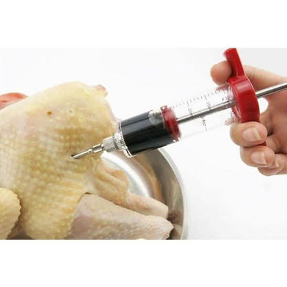 30ml BBQ Meat Marinade Sauce Seasoning Syringe Injector