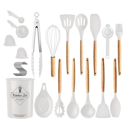 35-Pieces: Kitchen Cooking Utensils Set