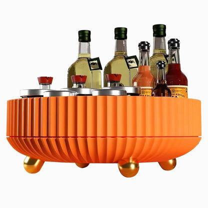 360¬∞ Spinning Perfume Cosmetic Storage Tray 22Lbs Load