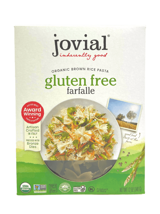Farfalle, Brown Rice, Organic, Jovial, Gluten-Free