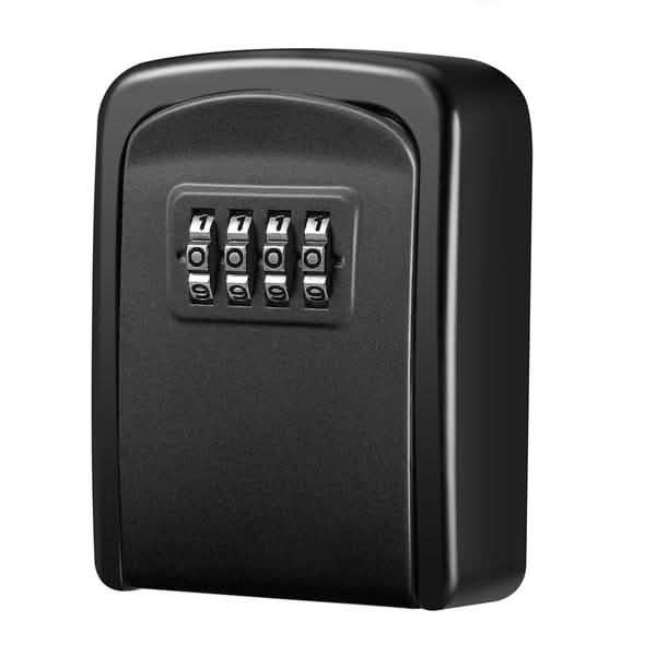 4-Digit Combination Password Wall Mounted Key Storage Lock Box