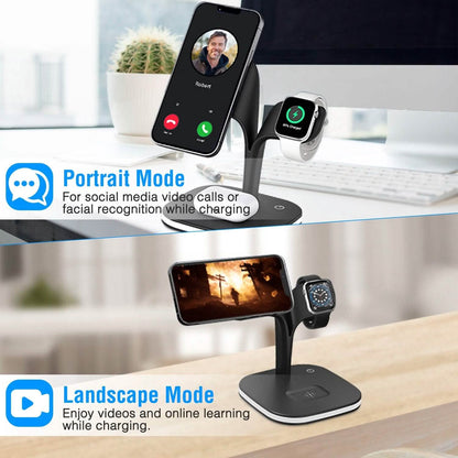 4-in-1 Magnetic Wireless Charging Station Dock
