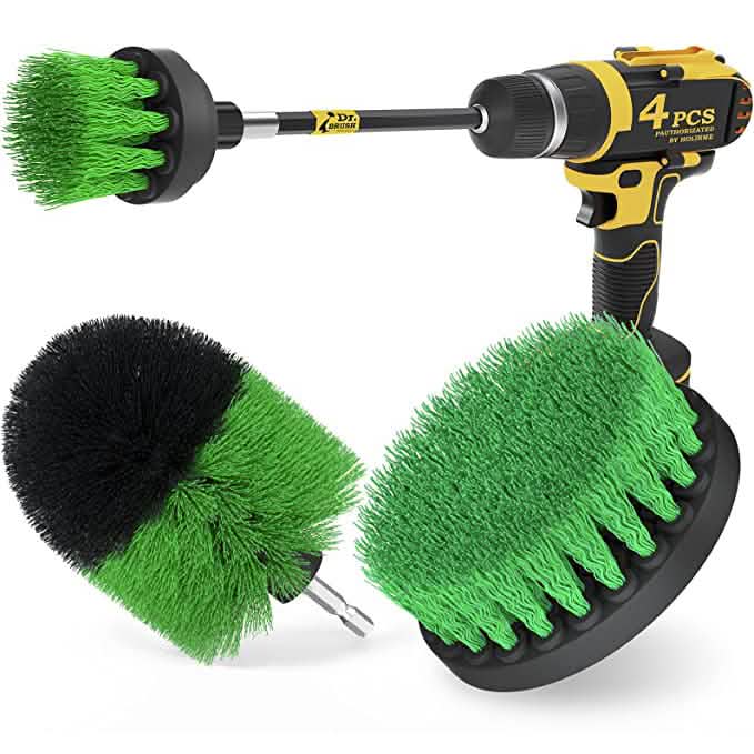 4-Pack: Electric Scrubber Cleaning Brushes