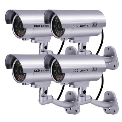 4 Pack: Fitnate Fake Security Camera CCTV Surveillance System