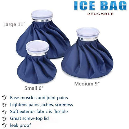 4-Pack: Reusable Ice Pack Hot Water Bag