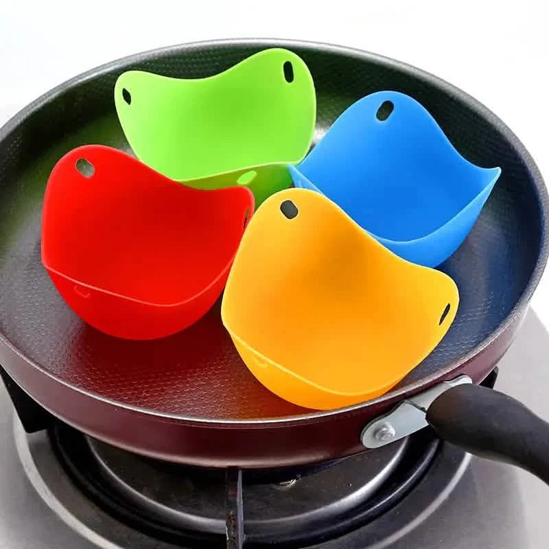 4-Pack: Silicone Egg Cooker