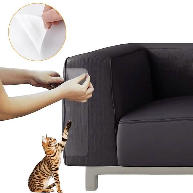 4-Piece: Sofa Cat Scratching Pad Scraper
