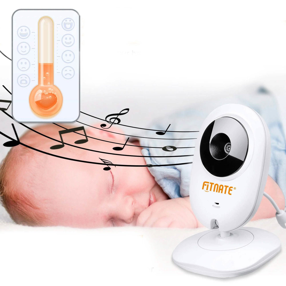 4.3" Baby Monitor 2.4Ghz Wireless Camera Video 2-Way Talk