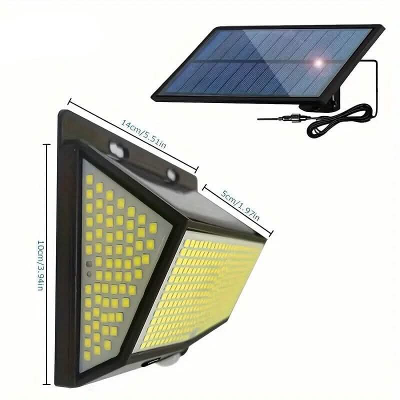 468 LED Solar Motion Sensor Security Outdoor Light