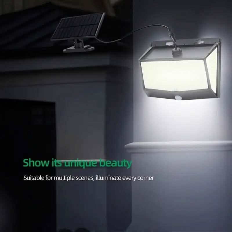 468 LED Solar Motion Sensor Security Outdoor Light