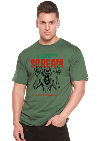 Halloween Scream Men's Bamboo Viscose/Organic Cotton Short Sleeve Graphic T-Shirt
