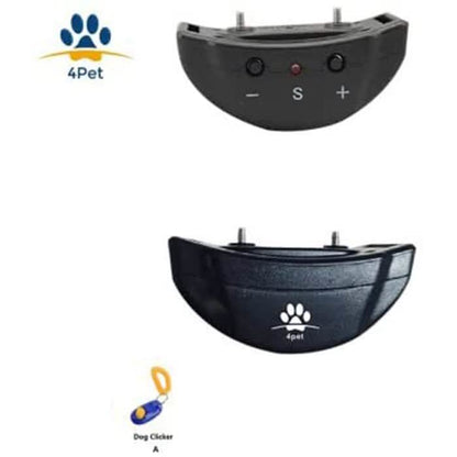 4Pet Advanced No Bark Dog Training Collar with Clicker