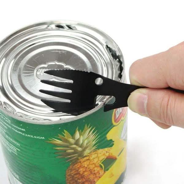 5-in-1 Multifunctional Stainless Steel Fork Knife Spoon Bottle Opener