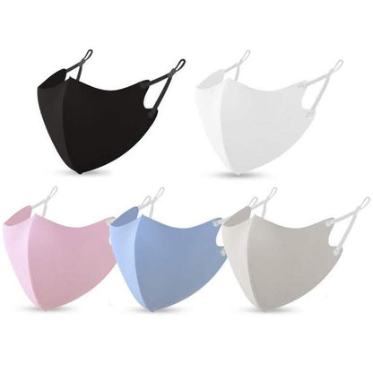 5-Pack: Washable And Reusable Fitted Face Mask