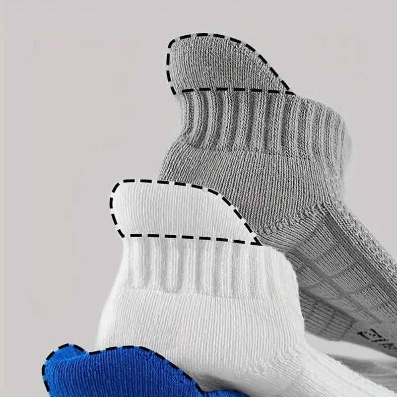 5-Pairs: Unisex Breathable Sports Ankle Socks