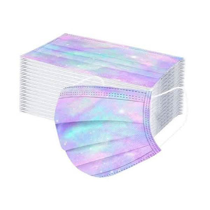 50-Piece: Tie Dye Gradient Printing Mask - Assorted Styles