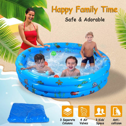 51x13" Inflatable Swimming Pool
