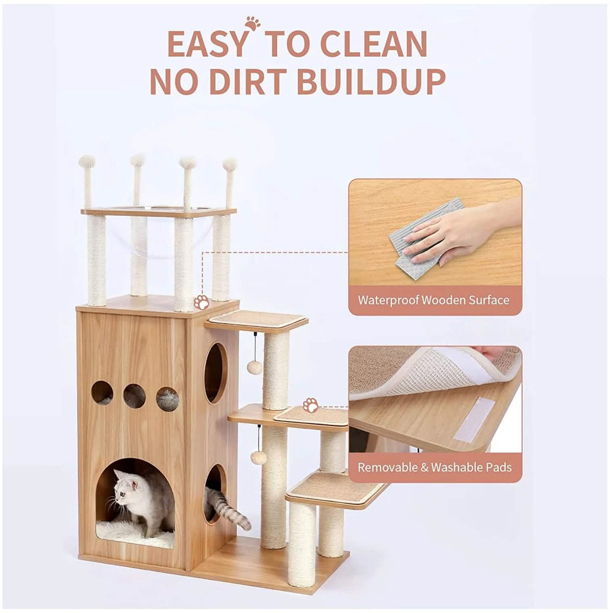 52" Multi-level Cat Tree