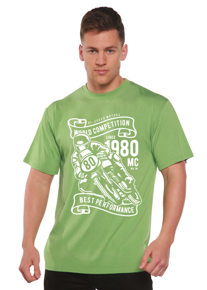 World Competition Men's Bamboo Viscose/Organic Cotton Short Sleeve Graphic Graphic T-Shirt