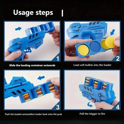 Soft Bullet Flying Saucer Toy Gun Set